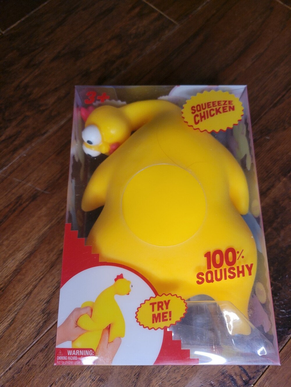 Viral Squeeze Chicken Kids Toy - Yellow